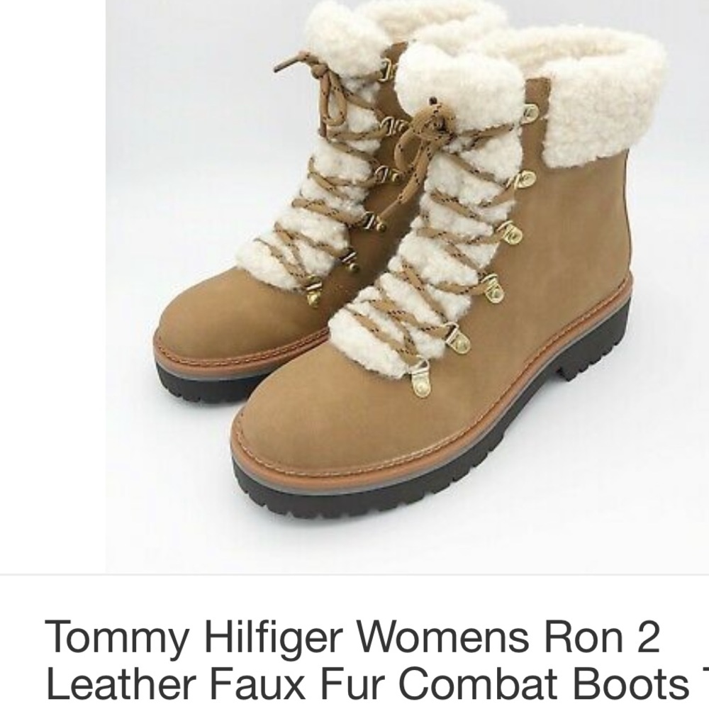 Tommy Hilfiger Ron2-Medium natural leather boots